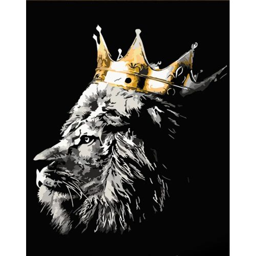 Картина по номерах Цар звірів 30х40 см (221322)