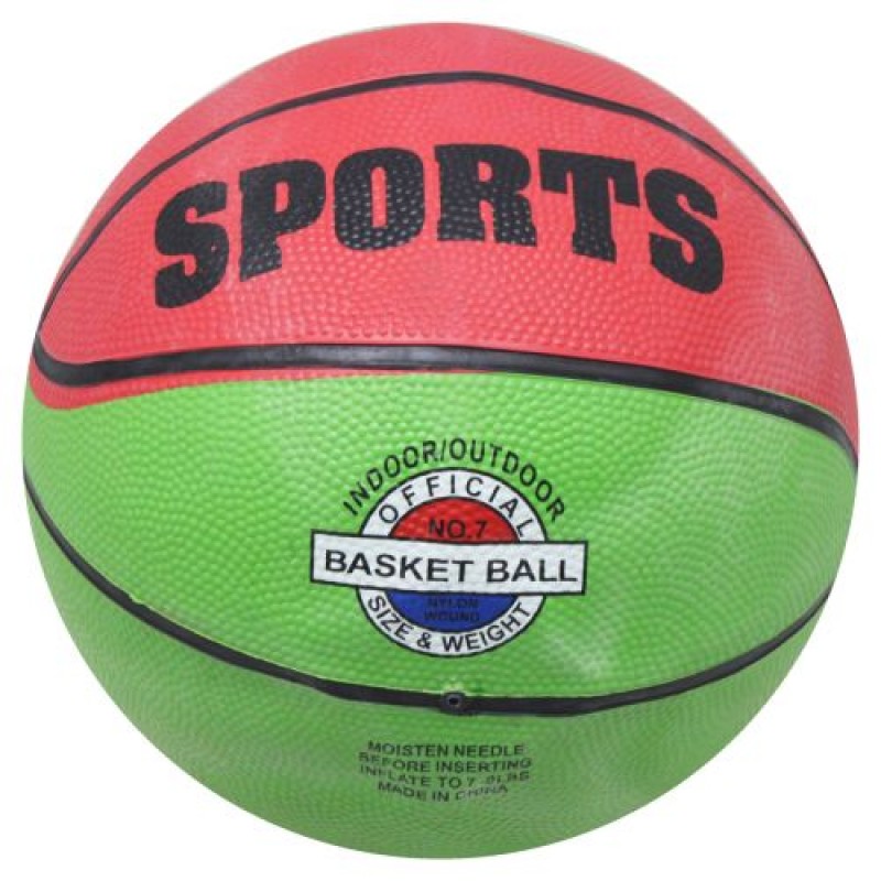 Мʼяч баскетбольний "Sports", розмір 7 (вид 5) Гума Зелений червоний (221461)