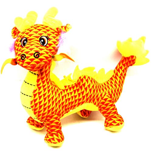 Мʼяка іграшка "Китайський дракон" (помаранчевий) Текстиль Помаранчевий (222676)