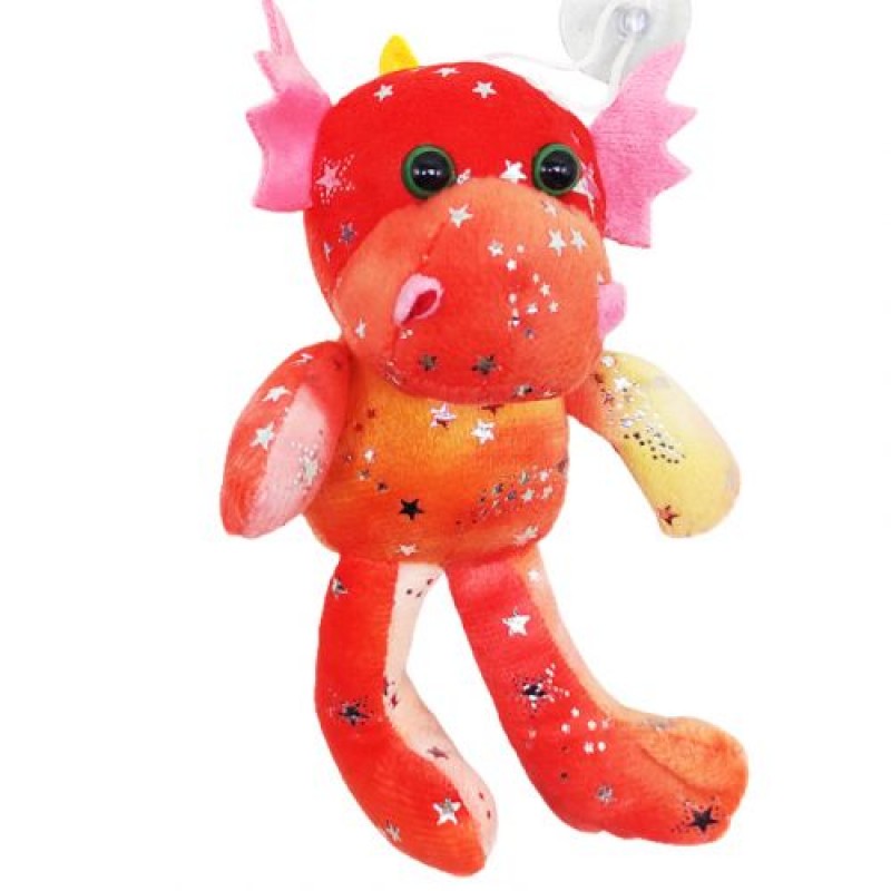 Мʼяка іграшка "Дракоша", рожевий (16 см) Текстиль Рожевий (222746)