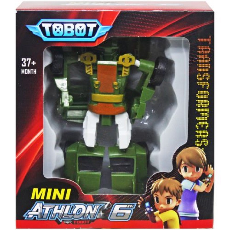Трансформер "TOBOT Mini: Зелений Джип" Пластик Зелений (225744)