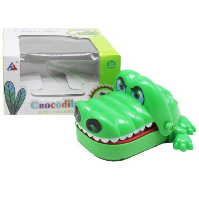 Гра дитяча "Крокодил-кусючка", пластик Пластик Зелений (226479)