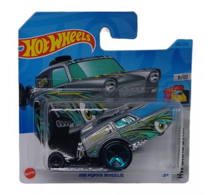 Hot Wheels hw poppa wheelie grey (226760)