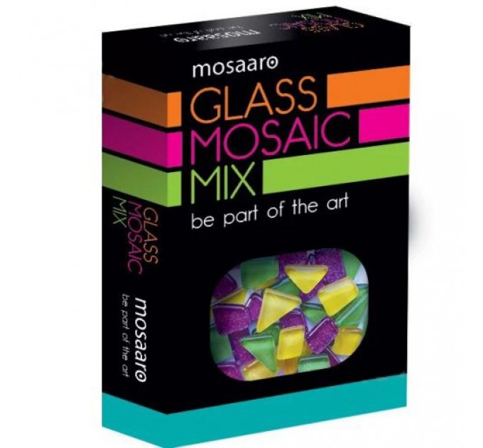 Creativity kit "Mosaic mix: green, yellow, glitter purple" MA5002 (227494)