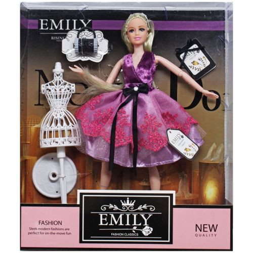 Уцінка. Лялька "Emily" з манекеном та сумочкою - порвана коробка (227611)