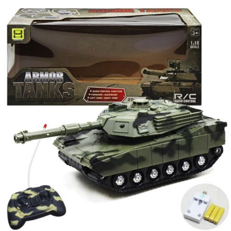 Уцінка. Танк на радіокеруванні "Armor Tanks" (зелений) - пошкоджена упаковка (227827)