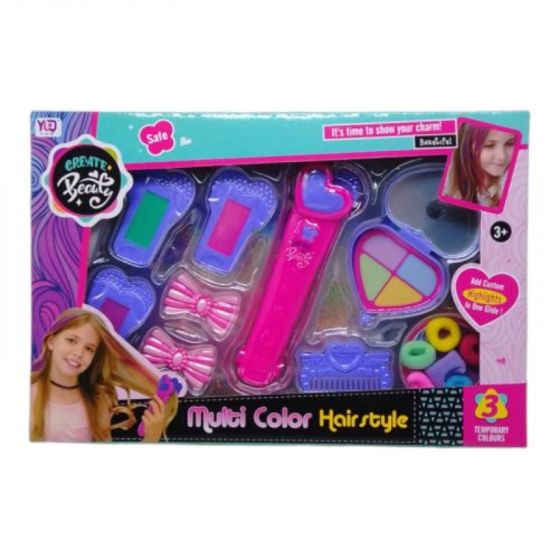 Набір стиліста "Multi color hairstyle" (крейда для волосся) Пластик Різнобарв'я (228079)