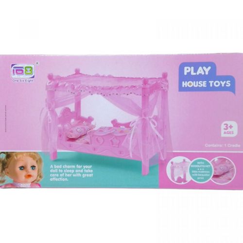 Уцінка. Ліжко для ляльки "Playhouse toys" дефект в пластику, прим'ята упаковка (235040)