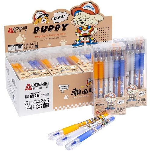 Гелева ручка "Пиши-стирай": Puppy" 0.5 мм Комбінований Різнобарв'я (237245)