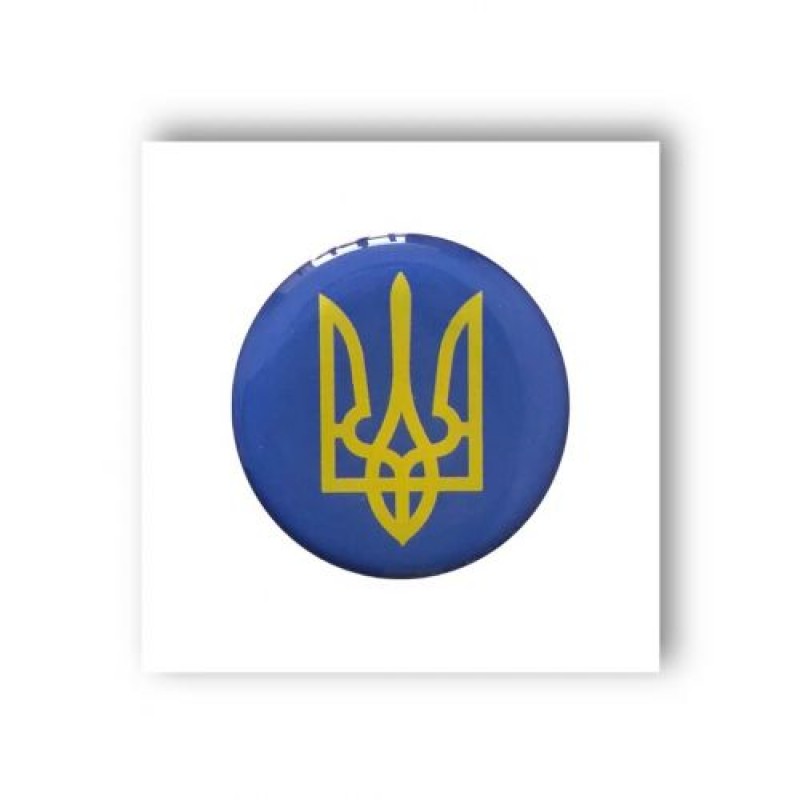 3D стікер "Герб України" (ціна за 1 шт) Комбінований Різнобарв'я (238085)
