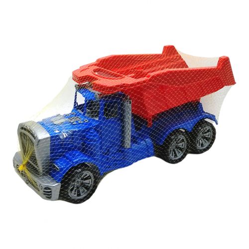 Машинка пластикова "Самоскид відкидний" (синій + червоний) Пластик Різнобарв'я (240259)