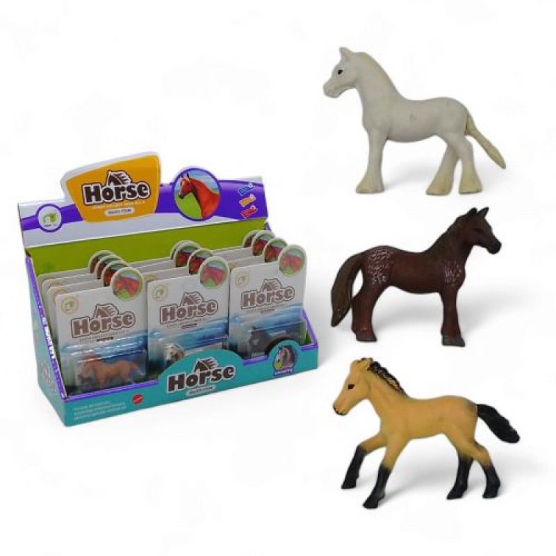Ігрова фігурка "Кінь", мікс видів, колекція 1 гума Різнобарв'я (241233)
