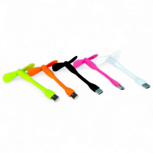 Вентилятор міні "MI Fan" USB (5 штук) Комбінований Різнобарв'я (242352)