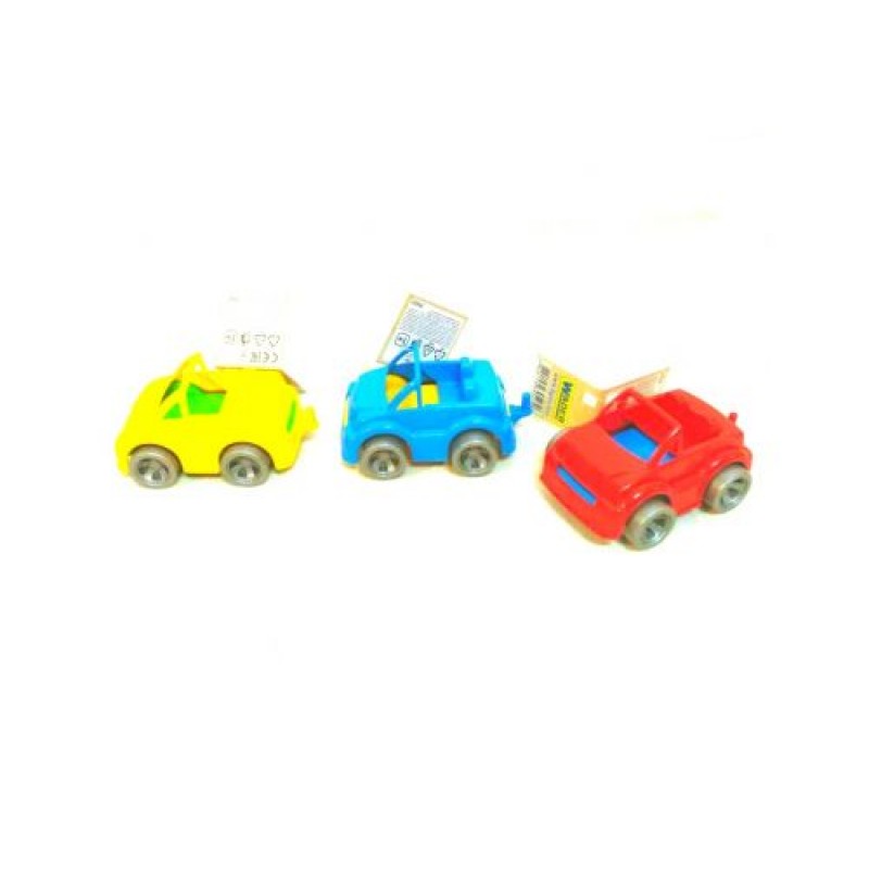 Машинка "Kid cars Sport" кабріолет Пластик Червоний Жовтий Синій (57894)