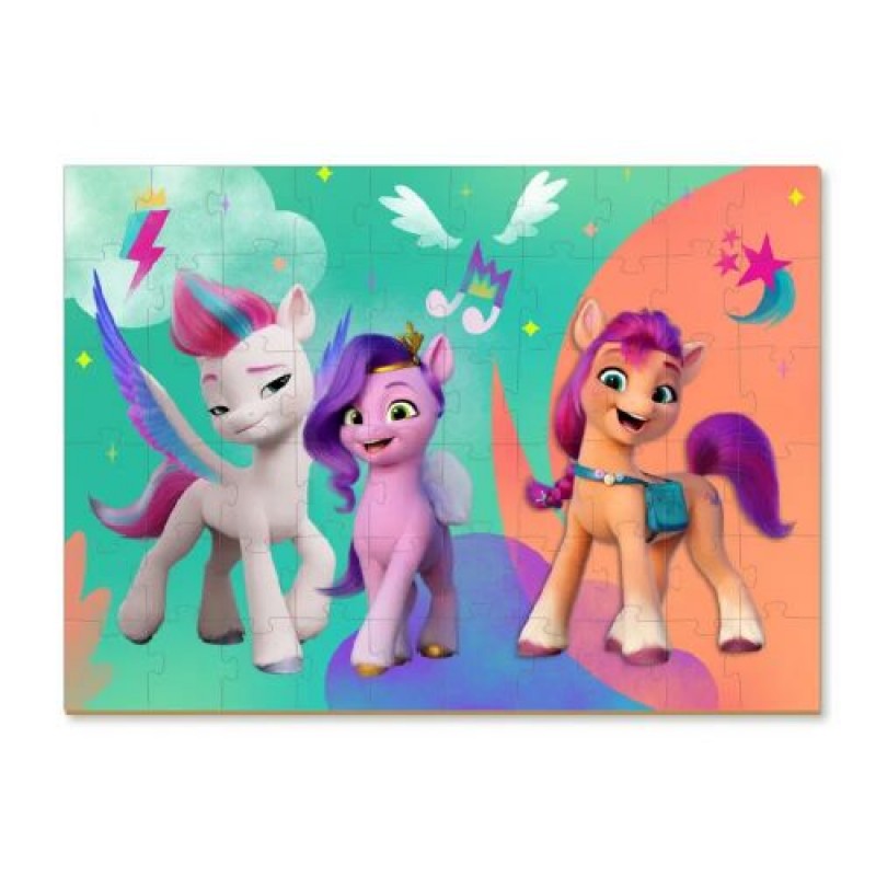 Пазли з фігуркою "My Little Pony: Пригоди Санні, Піпп та Зіпп", 60 елементів Комбінований Різнобарв'я (194042)