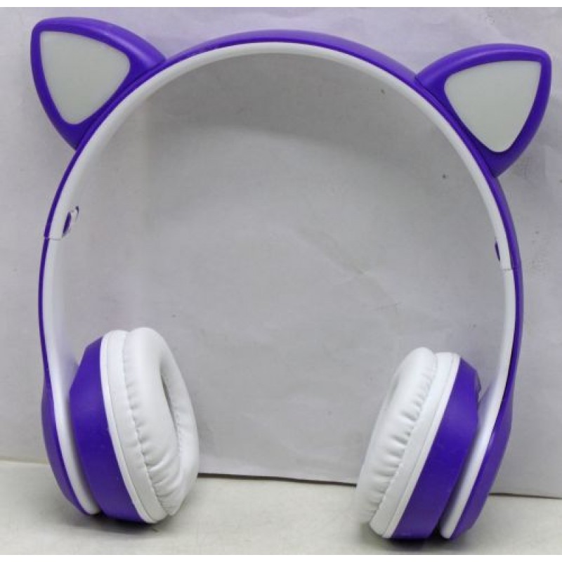 Навушники бездротові "Cat" (фіолетовий) Комбінований Фіолетовий (219198)