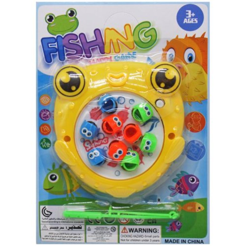 Електронна гра "Рибалка" (9 рибок ) Пластик Різнобарв'я (219307)