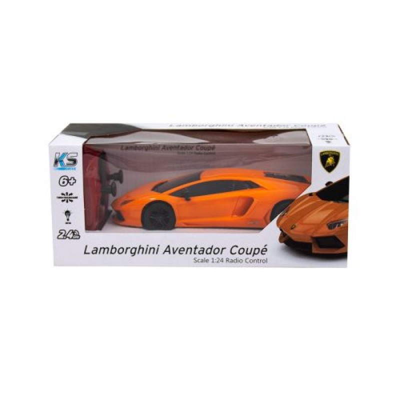 Машинка на радіокеруванні "Lamborghini Aventador LP700-4" (помарнчевий) Пластик Помаранчевий (222389)