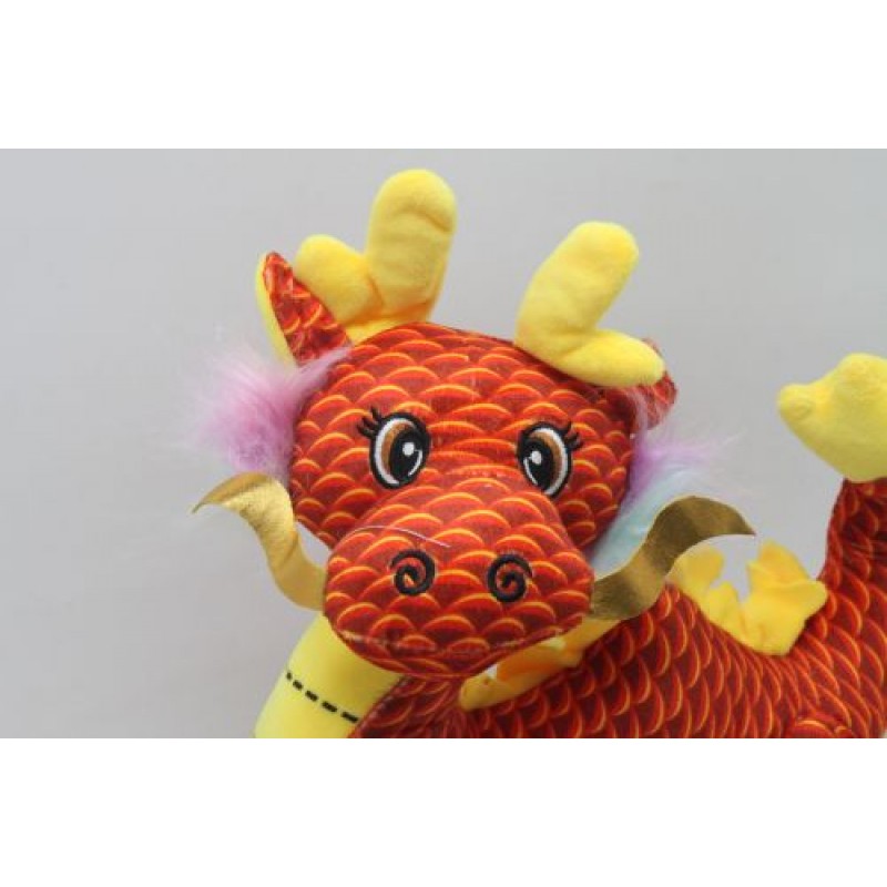 Мʼяка іграшка "Китайський дракон" (червоний) Текстиль Червоний (222677)
