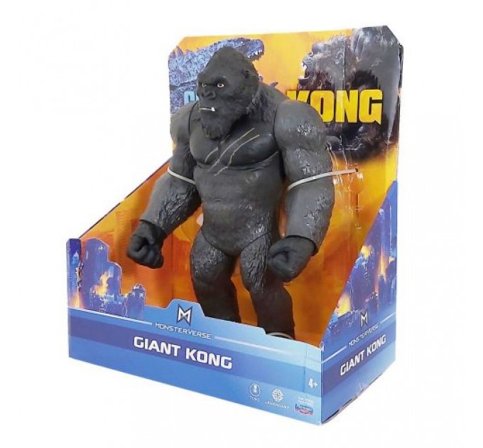 Фігурка Godzilla vs. Kong - Кінг-Конг гігант, 27 см Пластик Чорний (224830)