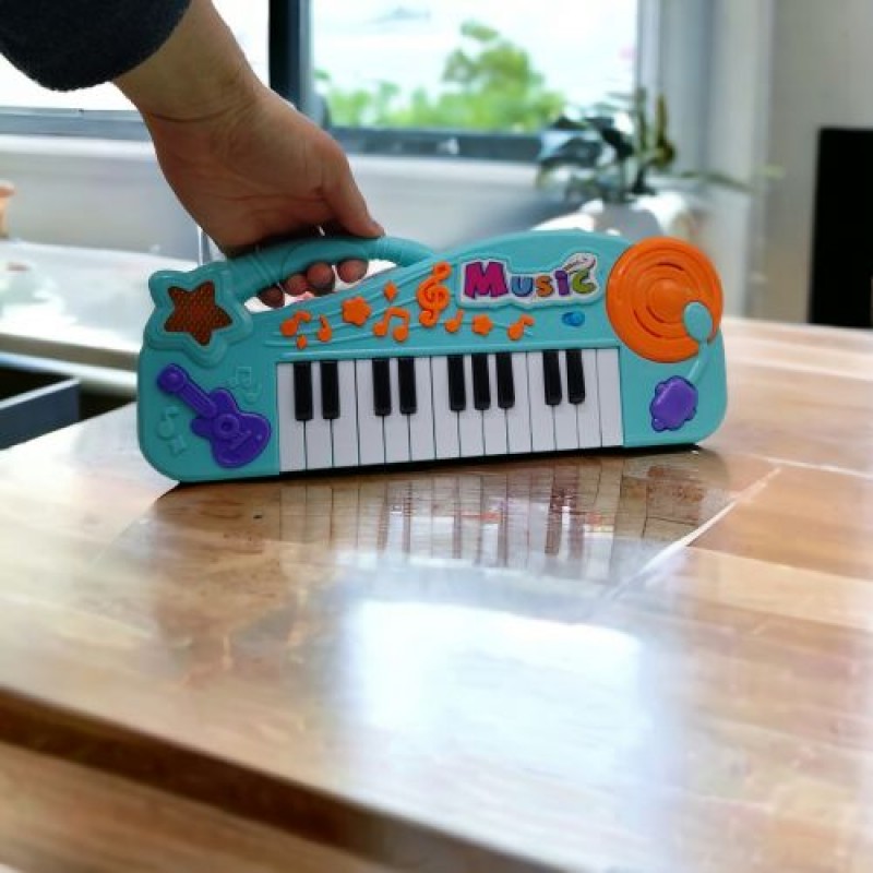 Дитяче піаніно "Electronic Organ" (блакитний) Пластик Блакитний (238678)