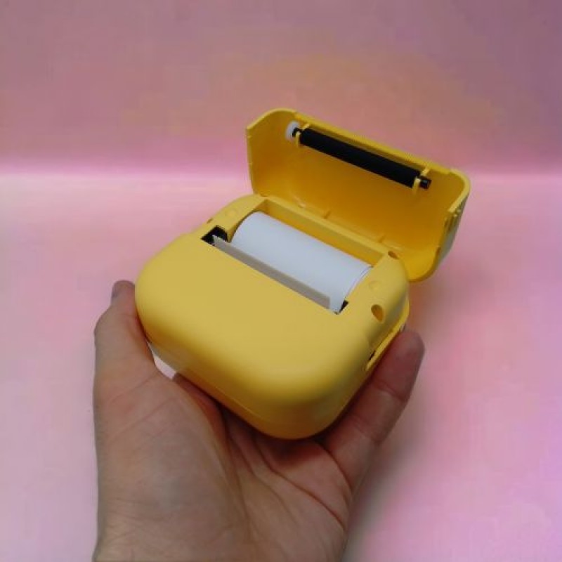 Портативний термопринтер "Portable mini printer" (жовтий) Комбінований Жовтий (238821)