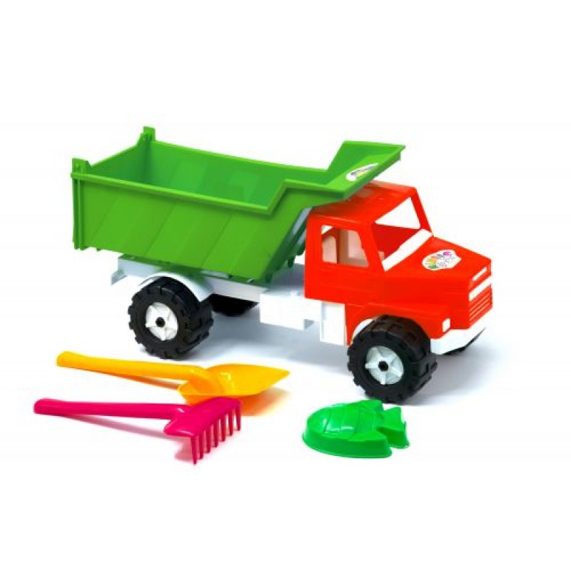 Машинка "Грузовик Денни классик" с песочным набором (зеленый)