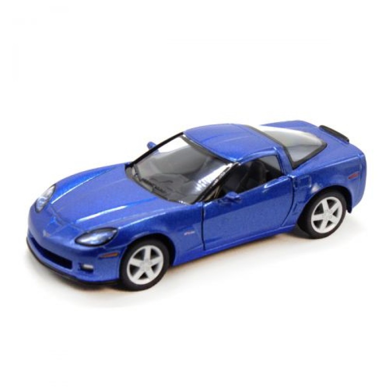 Машинка "Chevrolet Corvette Z06 2007" (синя) Метал пластик Синій (115446)