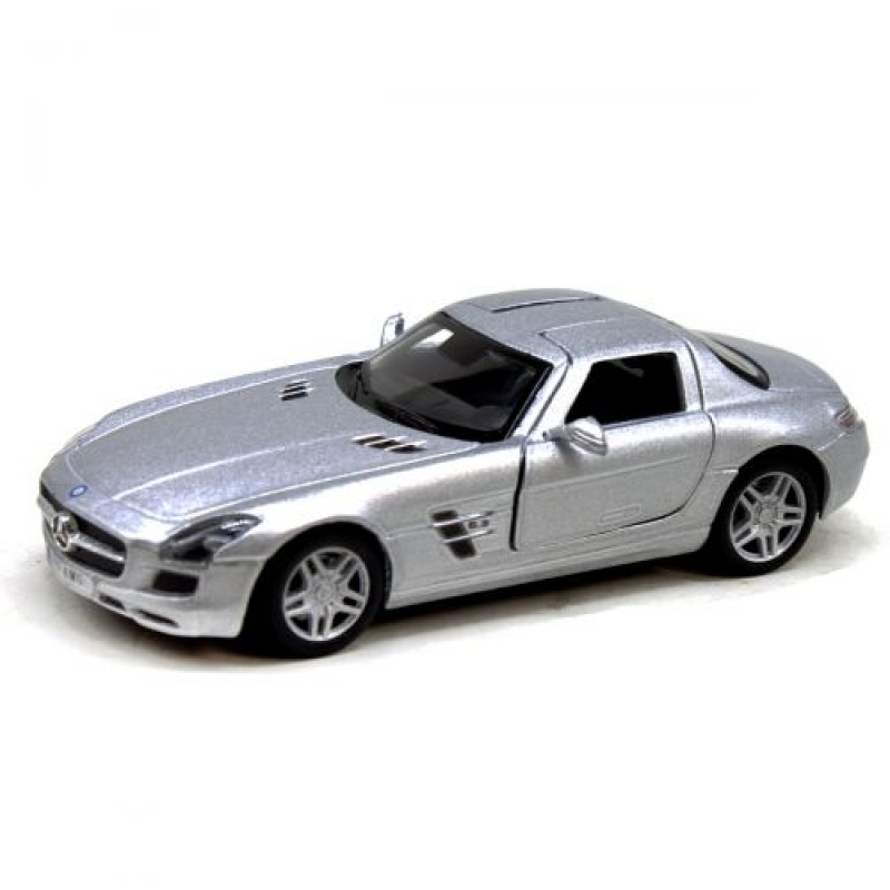 Машинка KINSMART "Mercedes-Benz SLS AMG" (серебристая)