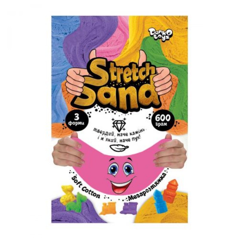 Креативна творчість Stretch Sand рожевий Комбінований Різнобарвний (132220)