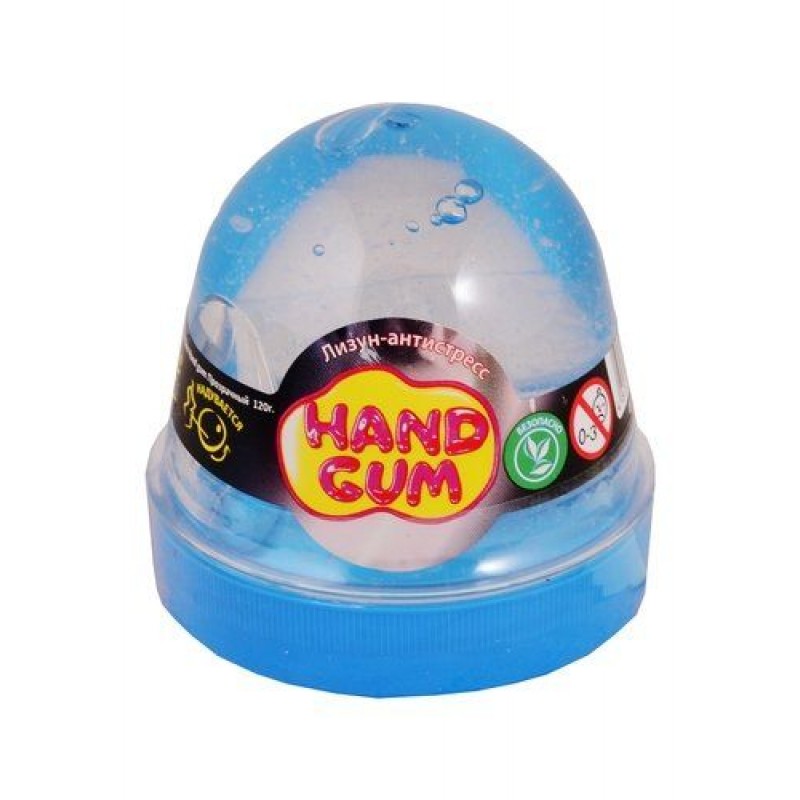 Лизун-антистресс "Hand gum" 120 г прозрачный