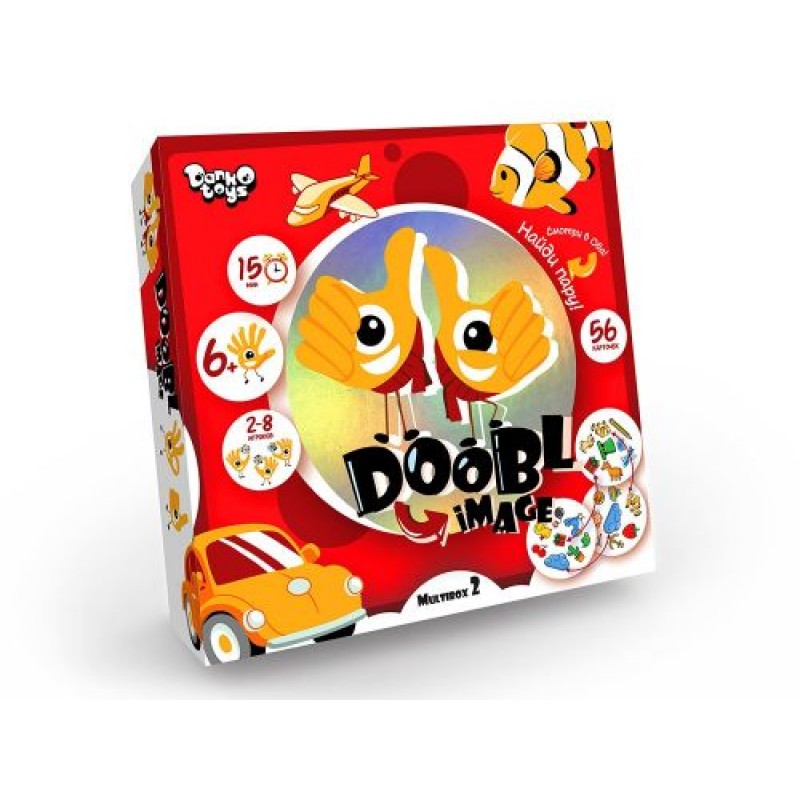 Настільна гра "Doobl image: Multibox 2" рус Комбінований Різнобарвний (138577)