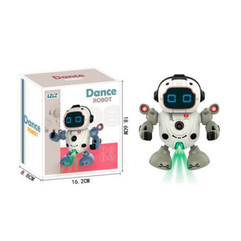 Інтерактивна іграшка "Танцюючий робот" Пластик Різнобарвний (153950)