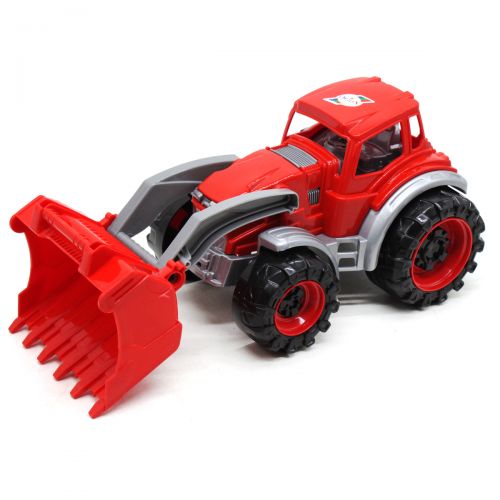 Трактор навантажувач (червоний) Пластик Червоний (160224)