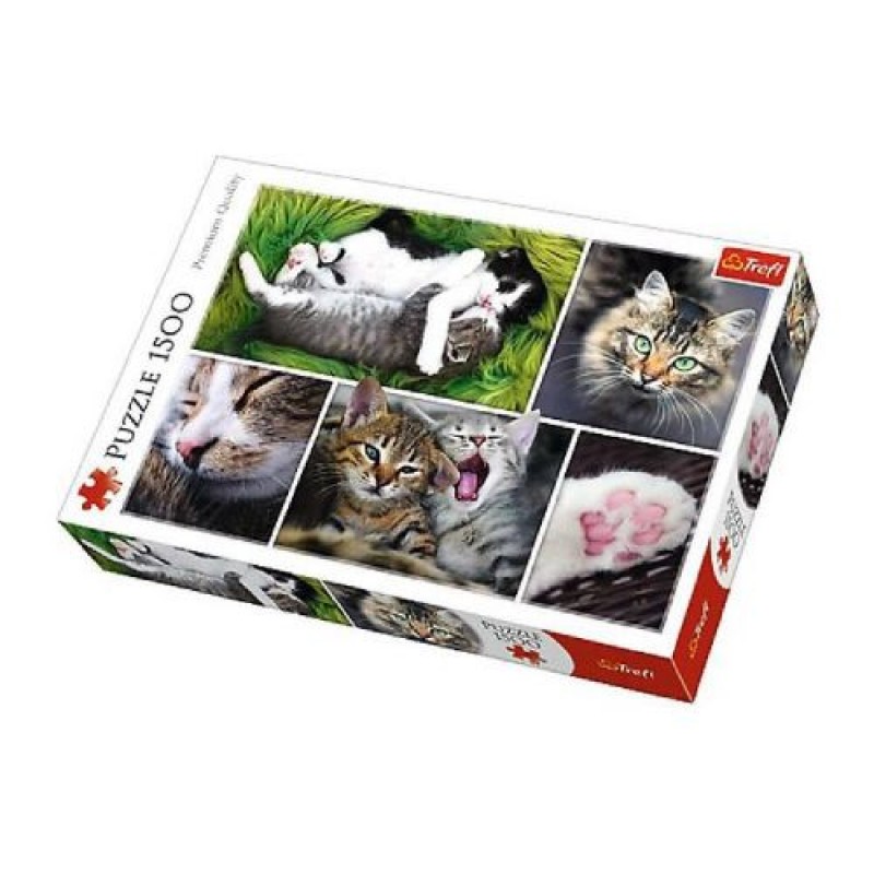 Пазлы "Коллаж: Коты", 1500 элементов 26145