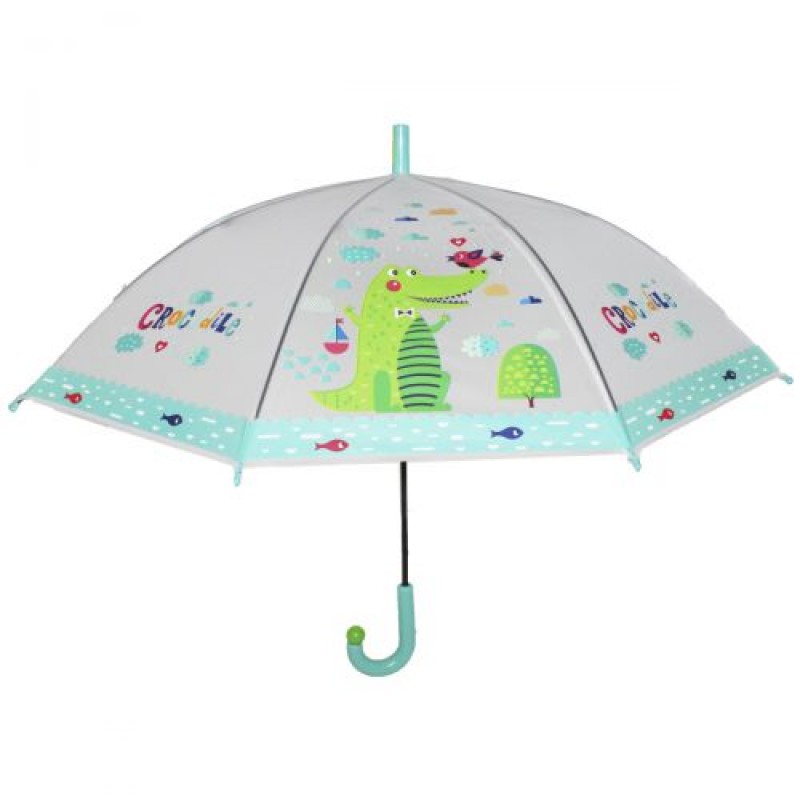 Детский зонтик, зеленый