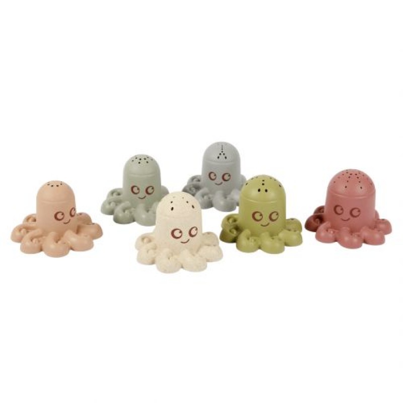 Іграшки для ванною "Восьминоги" Пластик Різнокольоровий (171595)