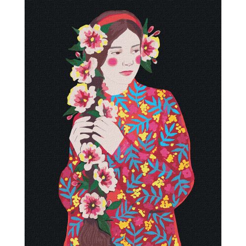 Картина за номерами "Квітуча" ★★★★ Комбінований Різнобарв'я (189302)