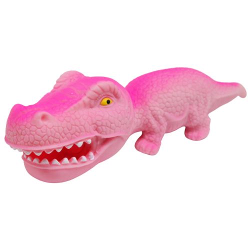 Игрушка-тянучка "Крокодил", рожевий Гума Рожевий (202103)