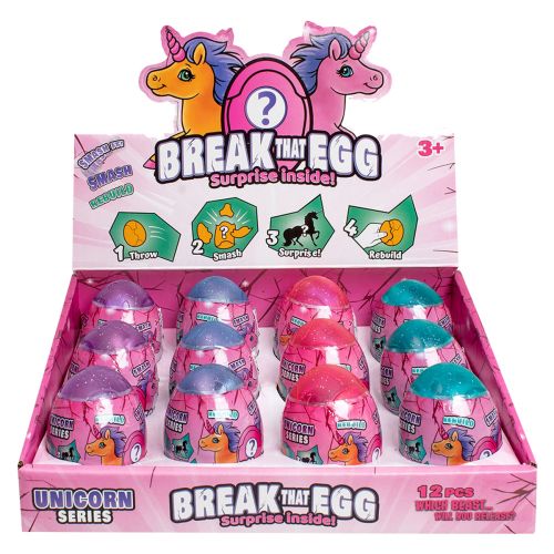 Яйце-сюрприз "Break that Egg: Єдиноріг" Пластик Різнобарв'я (202858)