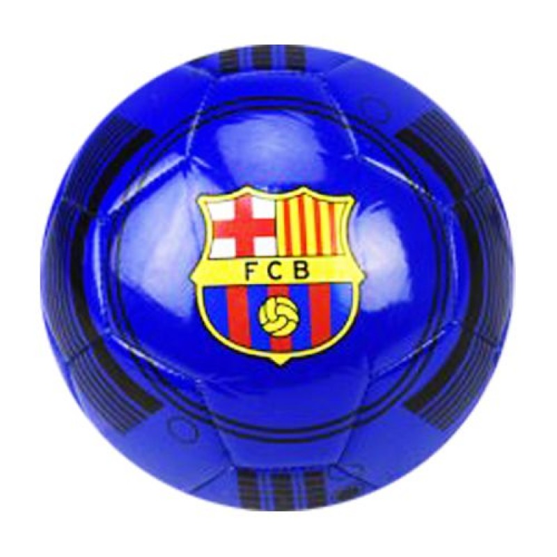 М`яч футбольний №3 "Барселона", синій ПВХ Синій (204445)