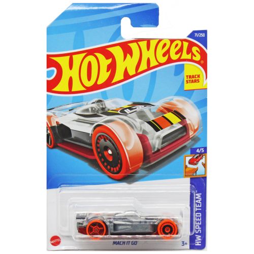 Машинка "Hot wheels: MACH IT GO" (оригінал) Металопластик Помаранчевий (205672)