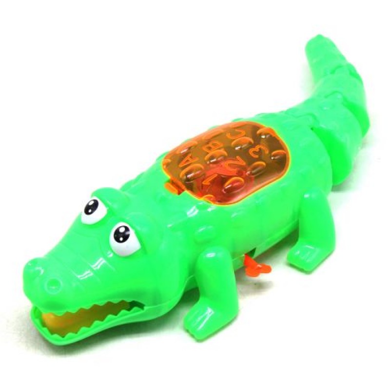 Заводна іграшка "Крокодил", 31 см (зелений) Пластик Зелений (206149)