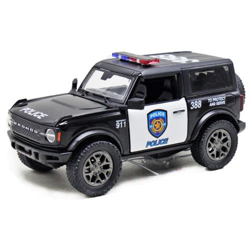 Машинка "FORD BRONCO (2022) Police" метал Чорний (206601)