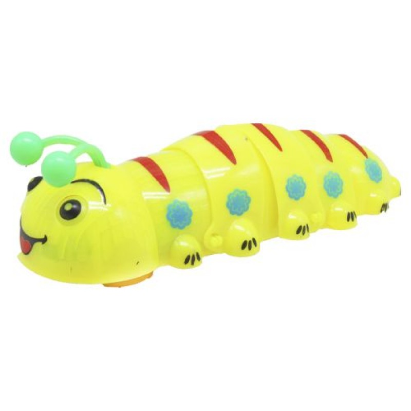 Музична іграшка "Гусінь" (25 см), жовта Пластик Жовтий (207463)