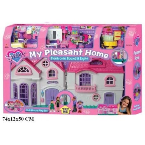 Уцінка. Ляльковий будинок з меблями і фігурками "My Sweet Home" - примʼята коробка (210688)