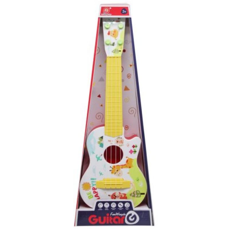 Гітара чотириструнна "Guitar", червона Пластик Різнобарв'я (219237)