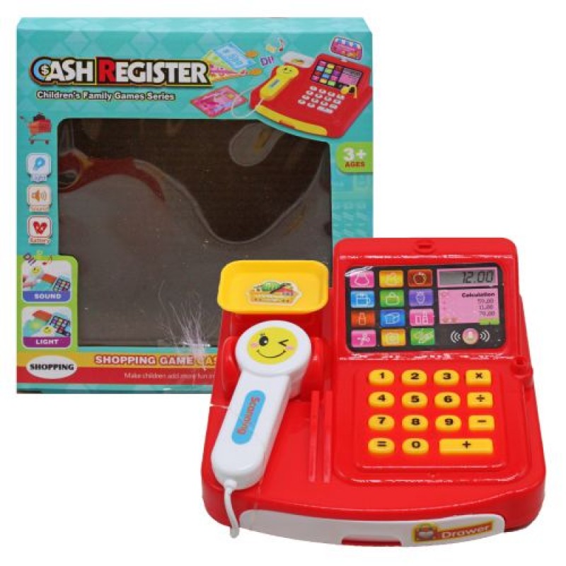 Касовий апарат "Cash Register" (червоний) Пластик Червоний (219481)