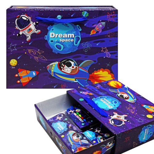 Канцелярський набір подарунковий "Dream Space" Комбінований Фіолетовий (220527)
