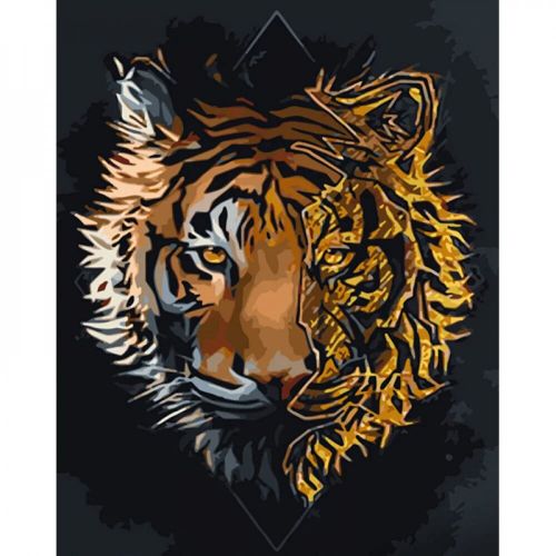 Набір для розпису по номерах Арт-тигр розміром 40х50 см (GS1436) (225635)